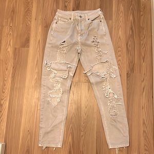 American Eagle distressed “mom” jeans. NWOT